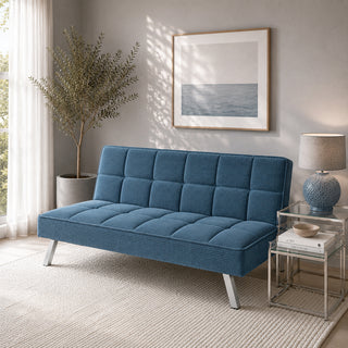 UN838SA Sofá Cama Trocadero Azul 3 Posiciones 175x83x74 cm.