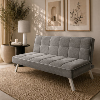 UN838SG Sofá Cama Trocadero Gris 3 Posiciones 175x83x74 cm.