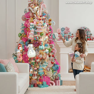 RJL243 Paleta Candy Rosa Con Azul Jumbo 46 Cm