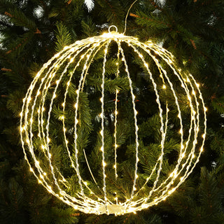 TCB144B Esfera Blanca 144 Luces LED 30 cm. 8 Funciones Conexión USB-A