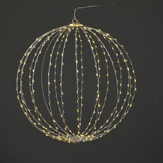 TCB400B Gran Esfera Blanca 400 Luces LED 50 cm. 8 Funciones