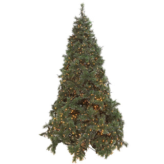 Guirnalda con 10 Ramas de Luces Cable Verde 585 LED