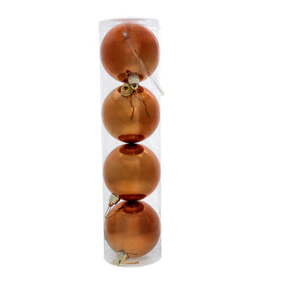 WZ1504BB Set 4 Esferas Bronce Brillante 15 cm.