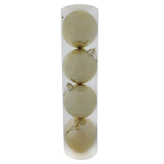 WZ1504OB Set 4 Esferas Oro Brillante 15 cm