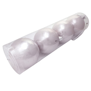 WZ1504RA Set 4 Esferas Rosa Aperlado 15 cm.