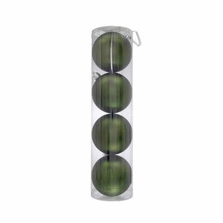 WZ1504S Set 4 Esferas Verde Sage 15 Cm.