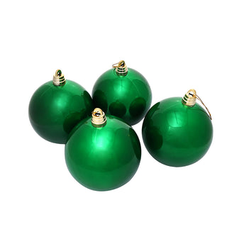 WZ1504VA Set 4 Esferas Verde Aperlado 15 cm.