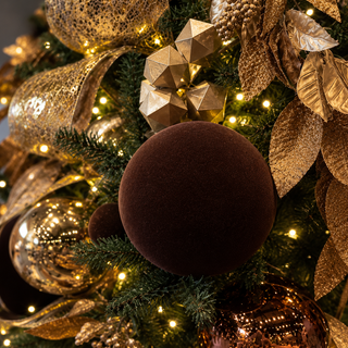 Esfera Chocolate Terciopelo 25 cm
