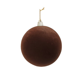 WZ2501CT Esfera Chocolate Terciopelo 25 cm