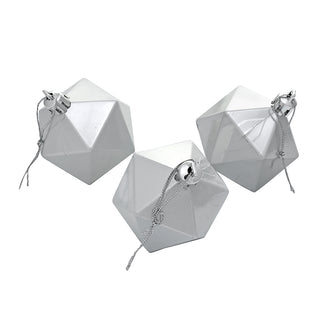 WZ6003BA Set 3 Esferas Cluster Blanco Aperlado 6 cm.