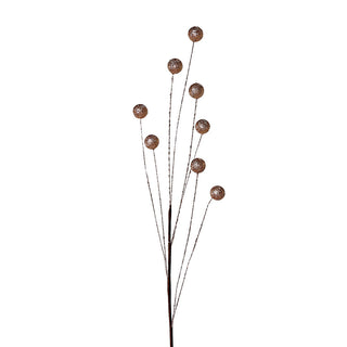 XH052O Spray Berries Oro Frost 68 cm.