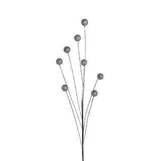 XH052P Spray Berries Plata Frost 68 cm.
