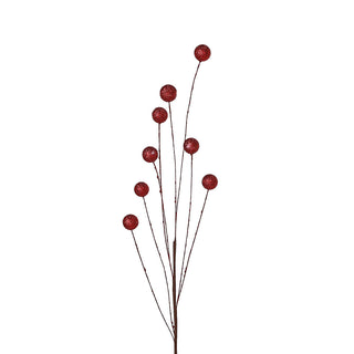 XH052R Spray Berries Rojo Frost 68 cm.