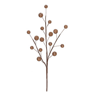 XH107BR Rama Esferitas Bronce Frost 68cm.
