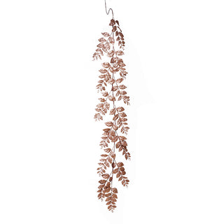 XH200BR Guirnalda Follaje Hojas Bronce Frost 150cm.