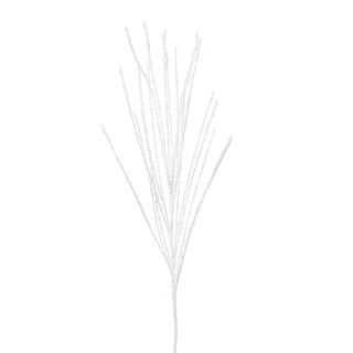 XH468BL Follaje Spray Perlitas Blanco Frost 87cm.
