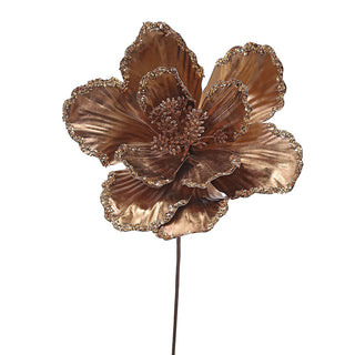 XH49MB Flor Diseñador Bronce Chica 29cm. (D) x 55cm. (L)