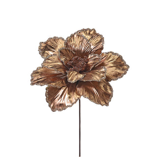 XH49XB Flor Diseñador Bronce Grande 42cm. (D) x 86cm. (L)