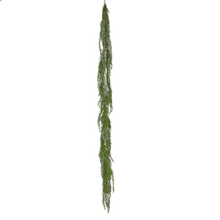 XH555VV Guirnalda Rama Verde y Follaje Pino Frost 185cm.