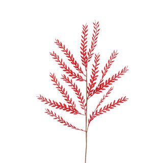 XH761R Follaje Cascada Frost Rojo 105 cm