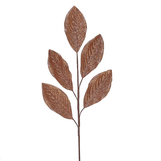 XH892BR Rama Hojas Bronce Frost 64cm.