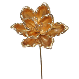 XH970L Magnolia Oro Metálico Grande 26cm. (D) x 43cm. (L)