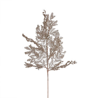 XH990C Arreglo Rama Pino Champaña Frost 90cm.