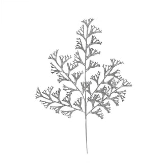 XH996P Rama Follaje Astas Plata Frost 83 cm.