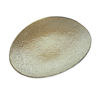 YQ2291B Platón Servicio Oroide Bronceado 20.5(P)X25.5(L) Cm.