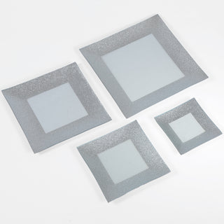 YQ3812P Plato Pan Cenefa Plata Cuadrado 14.5(D) Cm.
