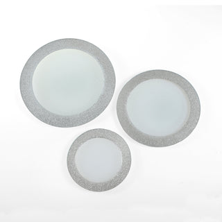 YQ73951P Plato Cena Cenefa Plata Redondo 28 (D) Cm.