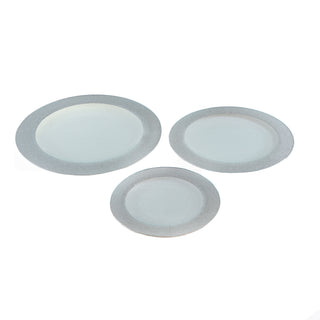 YQ3921P Plato Base Cenefa Plata Redondo 33(D) Cm.