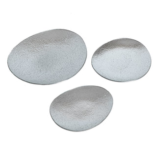 YQ6723P Platón Servicio Oroide Plata 25(P)X30(L) Cm.