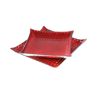 YQ6011R Plat√≥n De Servicio Rojo 21(D) Cm.