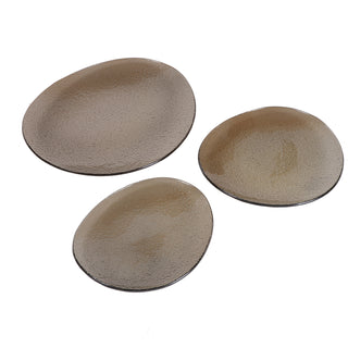 YQ7672B Platón Servicio Oroide Bronceado 32(P)X38(L) Cm.