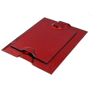 YQ9633R Charola Banquete Rojo 31(P)X40(L) Cm.