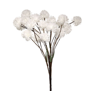 YS164B Rama Pompones Blanco 90cm.