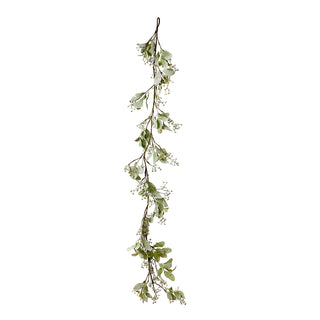 YS23280 Guirnalda Hojas Sage 153 Cm.