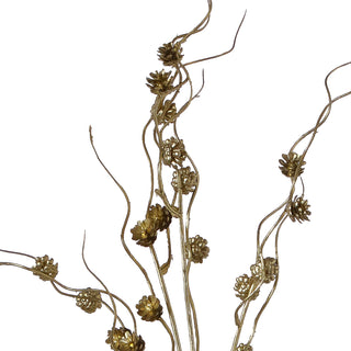 YS2339O Rama Follaje Oro 78 Cm.