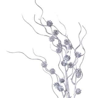 YS2339P Rama Follaje Plata 78 Cm.