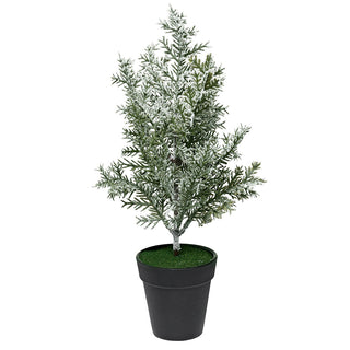 YS554 Árbol Decorativo Follaje Nevado Chico 30cm.