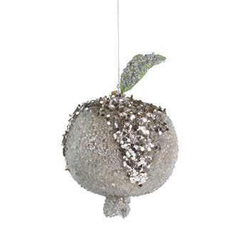 YS856PE Granada Navideña Pewter 10 cm.