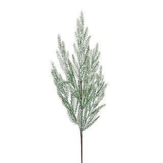 YS8742 Rama Pino Verde Claro Nevado 65cm.