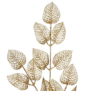 YS8897G Rama Hojas Filigrana Oro 72 Cm.