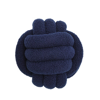 ZC2458AM Cojín Teddy Azul Marino Trenzado 28 Cm. Material 100% polyester