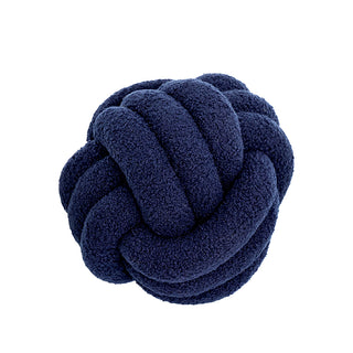 ZC2458AM Cojín Teddy Azul Marino Trenzado 28 Cm. Material 100% polyester