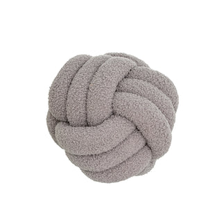 ZC2458GC Cojín Teddy Gris Cielo Trenzado 22 Cm. Material 100% polyester