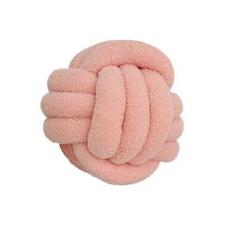 ZC2458RP Cojìn Teddy Rosa Pastel Trenzado 28 Cm. Material 100% polyester