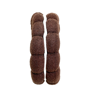 ZC2477CCH Cojìn Galleta Teddy Café Chocolate 35 Cm. Material 100% polyester