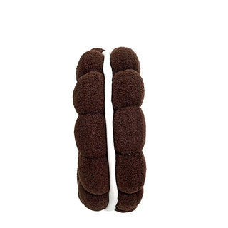 ZC2478CCH Cojìn Galleta Teddy Café Chocolate 45 Cm.Material 100% polyester
